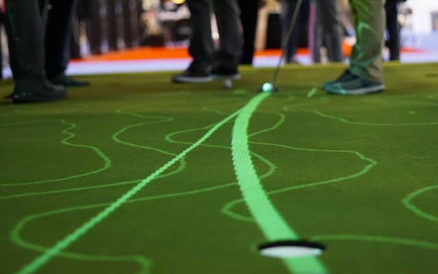 3% Slope on 5-meter green